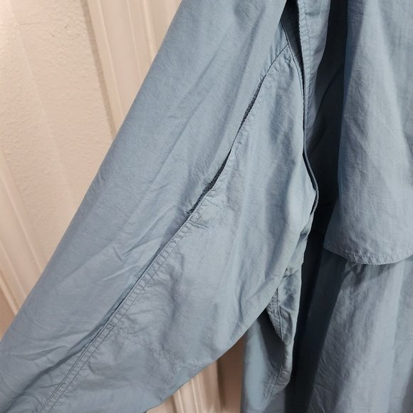 Gander Mountain Blue 2XLT Vented Button Down Fishing LS Shirt UV Sun Protection - Picture 15 of 16